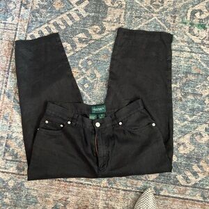 Black Linen pants by Ralph Lauren